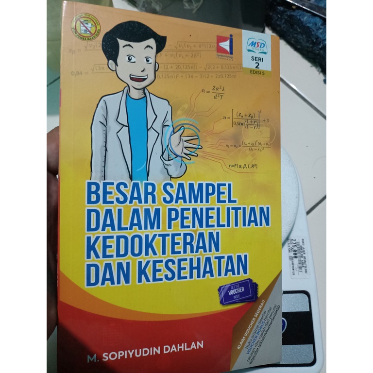 Jual Buku ORIGINAL - Buku Besar Sampel dalam Penelitian Kedokteran dan
