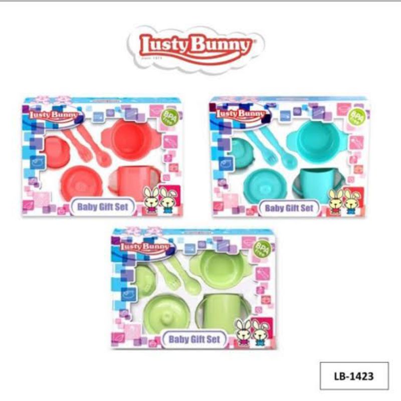 Lusty Bunny set alat makan