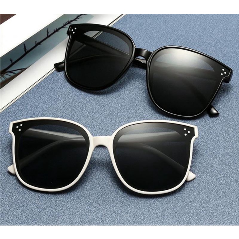 Kacamata Hitam Kotak Fashion Korean Pria Wanita Sunglasses Mata Kucing