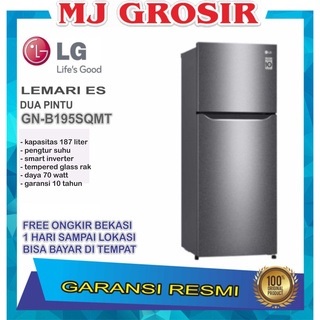 KULKAS LG GN-B 185 / 195 SQMT LEMARI ES 2 PINTU GNB185/195SQMT INVERTER