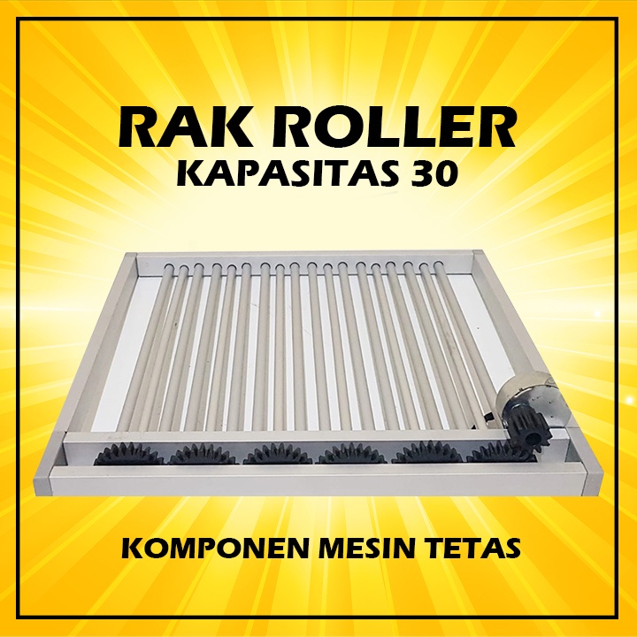 Rak Pemutar Telur Otomatis - Sistem Roller Kap. 30 PLUS MODUL TIMER