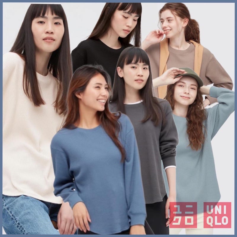 BLOUSE WAFFLE GU by UNIQLO