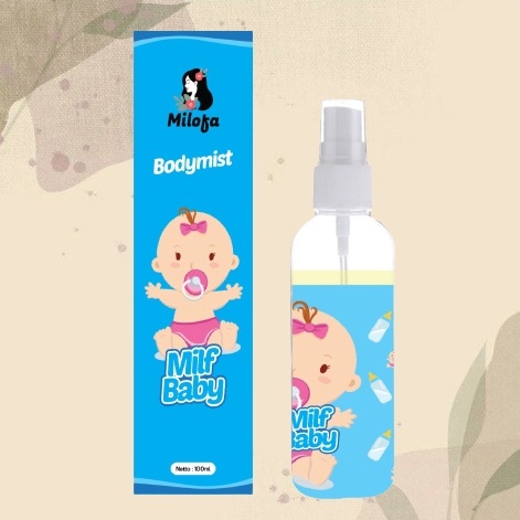 GEN - [BPOM] Parfum Body Mist Milofa Milf Baby 100ml Premium / Parfum Milf Baby 100ml Best Seller / Parfum Unisex Wangi Tahan Lama