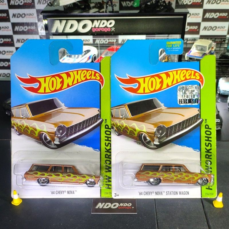 Hot Wheels '64 Chevy Nova Station Wagon Brown