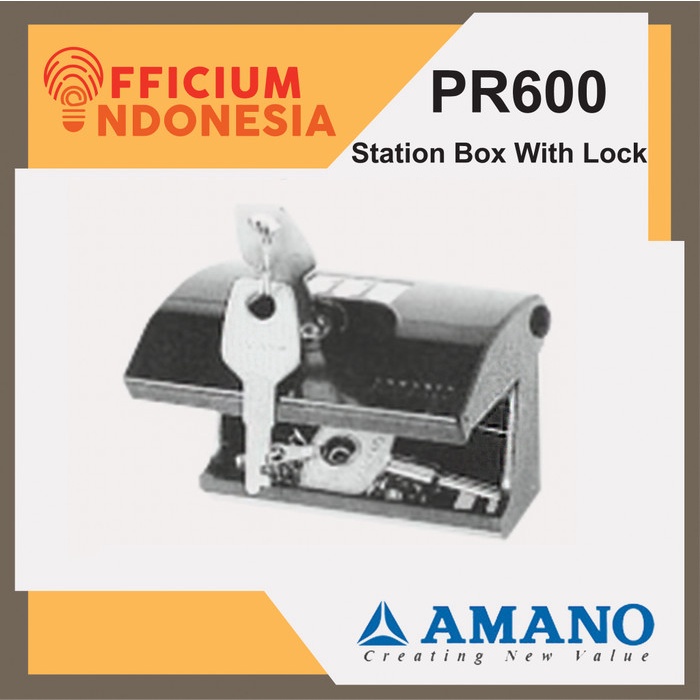 

Premium Patrol Station Key Box Tempat Kunci Amano Pr600 Watchman Clock + Key