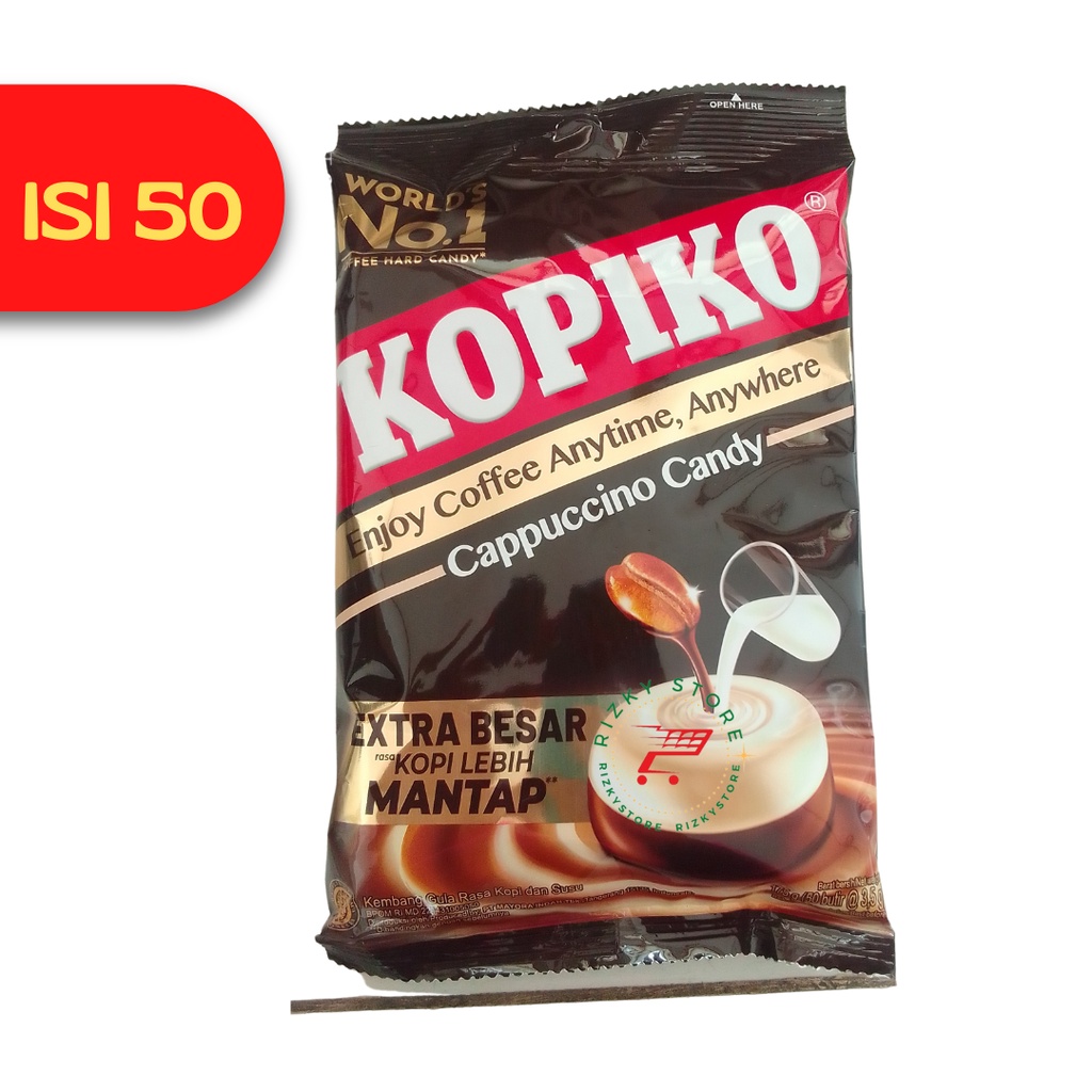 

Permen Kopiko Cappucino 1 Bungkus 175 Gram isi 50 Pcs