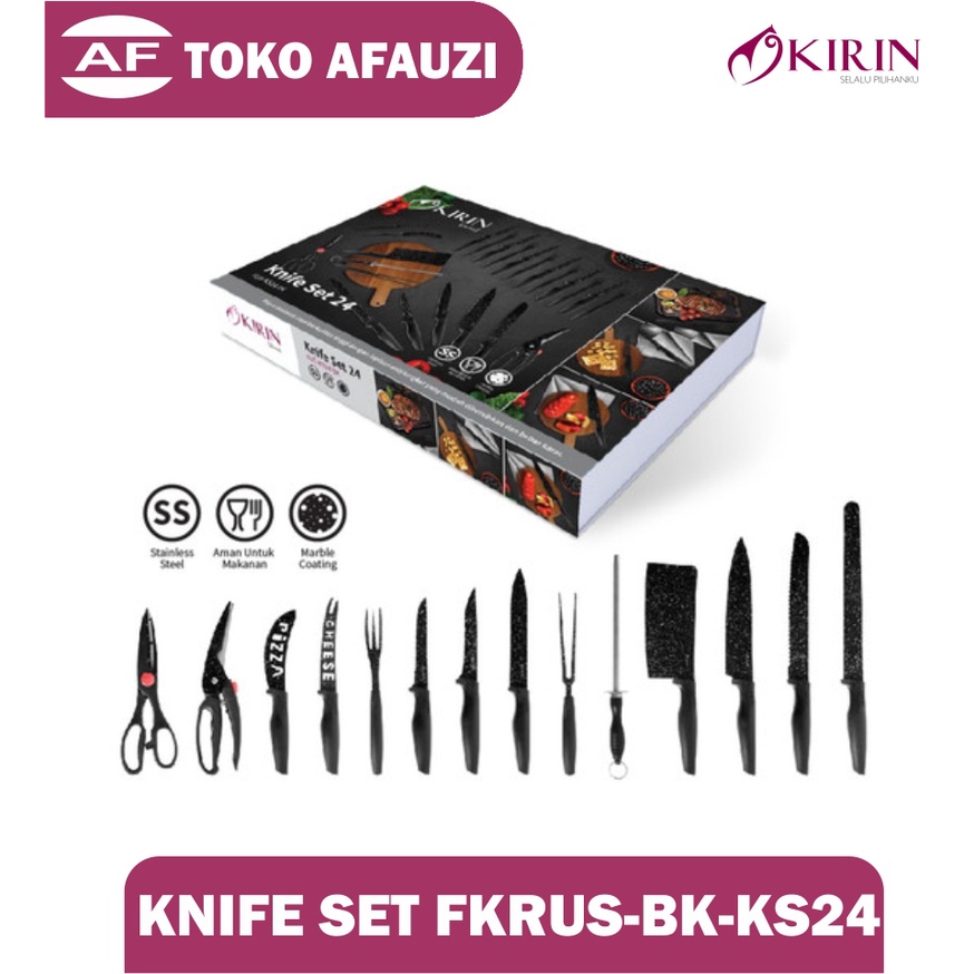 KIRIN KNIFE SET FKRUS-BK-KS24