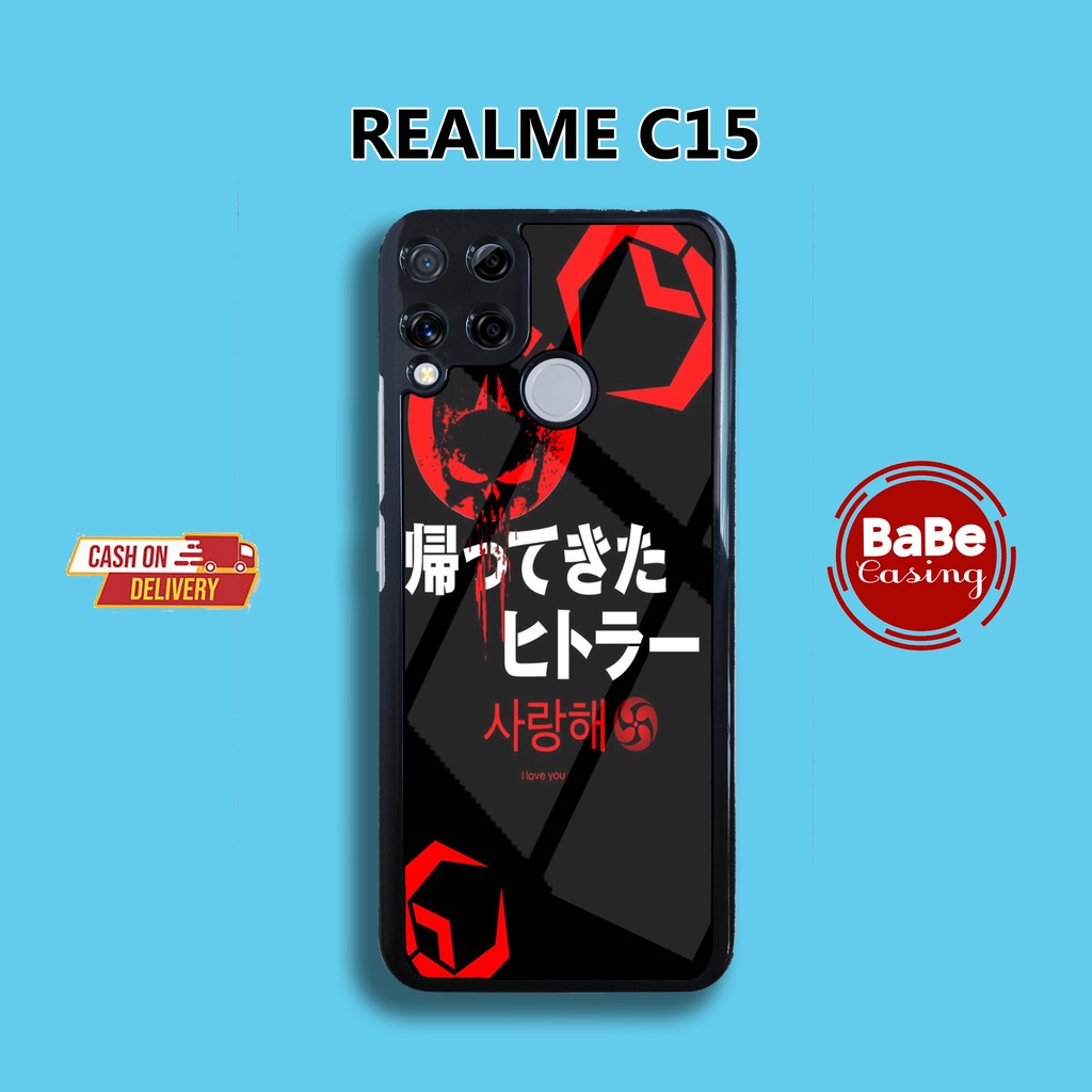 Case Realme C15 Casing Hp Realme C15 Abstrak Hardcase Softcase Premium Glosy Terbaru Terlaris Babe