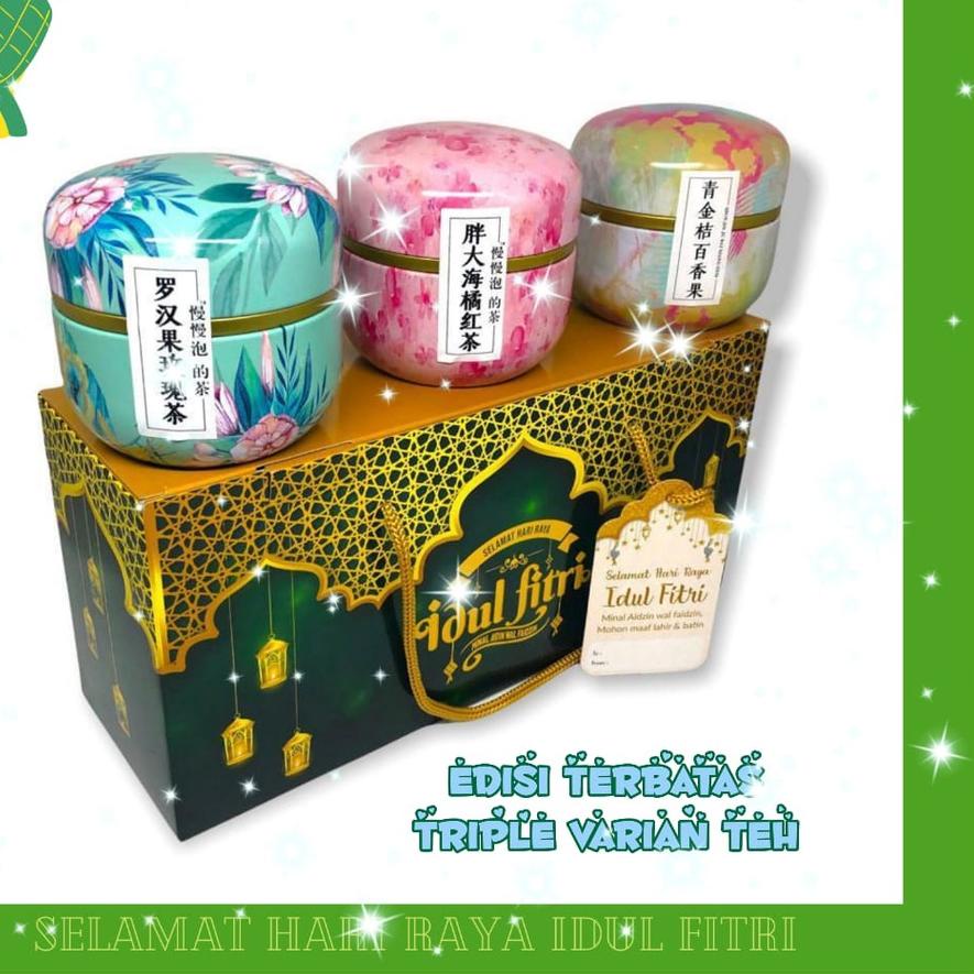 

✨TERBARU✨ HAMPERS LEBARAN IDUL FITRI GIFT - KADO LEBARAN TRIPLE VARIAN TEA grosir