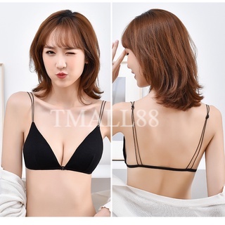 Tmall88 Bra Push up Wanita Bralette Sexy Tanpa Kawat Import
