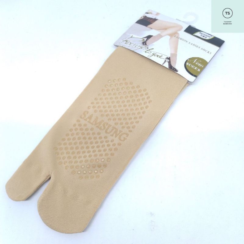 1 Lusin Kaos Kaki Stocking Jempol (S4) Antislip || Kaos Kaki Wanita || Kaos Kaki Jempol Pendek