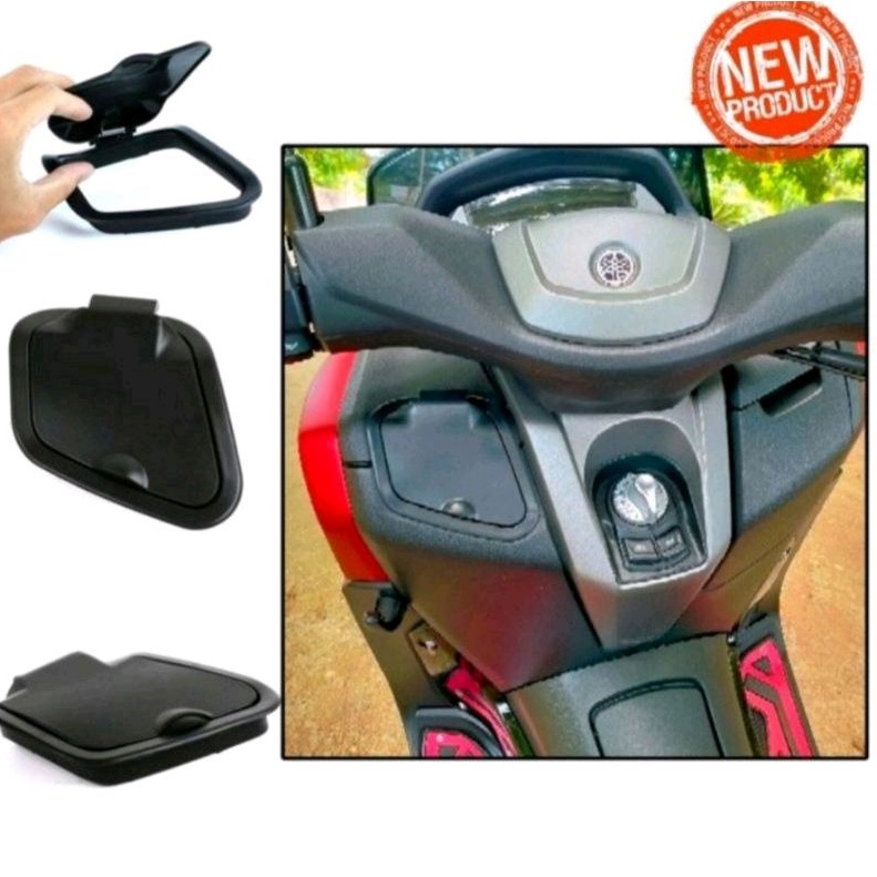 Cover Tutup Laci Depan Motor Yamaha Nmax Tahun 2020-2022 Bahan Abs