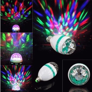 Lampu Disco Putar Rotate Full Colour Warna Warni Cafe Aksesoris Lamp LED Proyektor Dugem Pub Diskotek Master Minibar Listrik