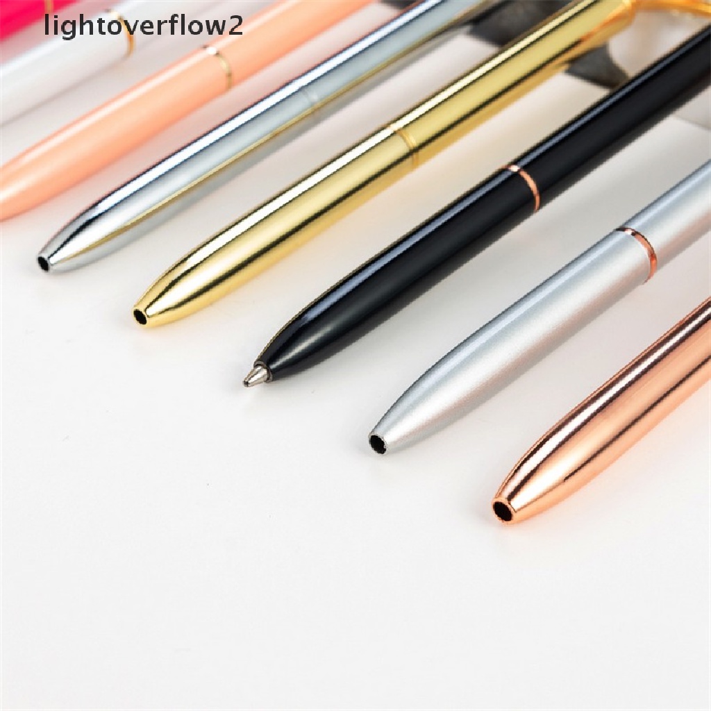 (lightoverflow2) Pulpen Dengan Hiasan Kristal Imitasi Untuk Hadiah