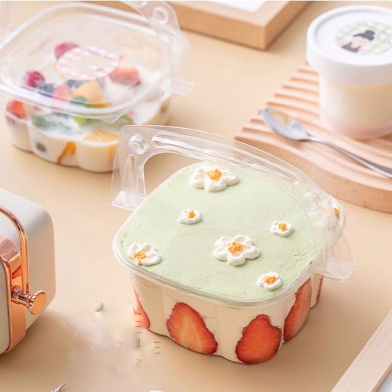 Mika Handle isi 10pcs / Mika Salad Handle / Box Kue Korea