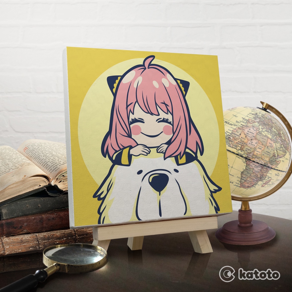 

SPY X FAMILY PAINT BY NUMBERS ANIME PAINTING KIT BY NUMBER ANYA FORGER ANIA FORGER KANVAS 20X20 SET MELUKIS DIY PAINTING