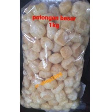 

Kirim sekarang Rambak/krecek kulit sayur 1kg potongan besar 706