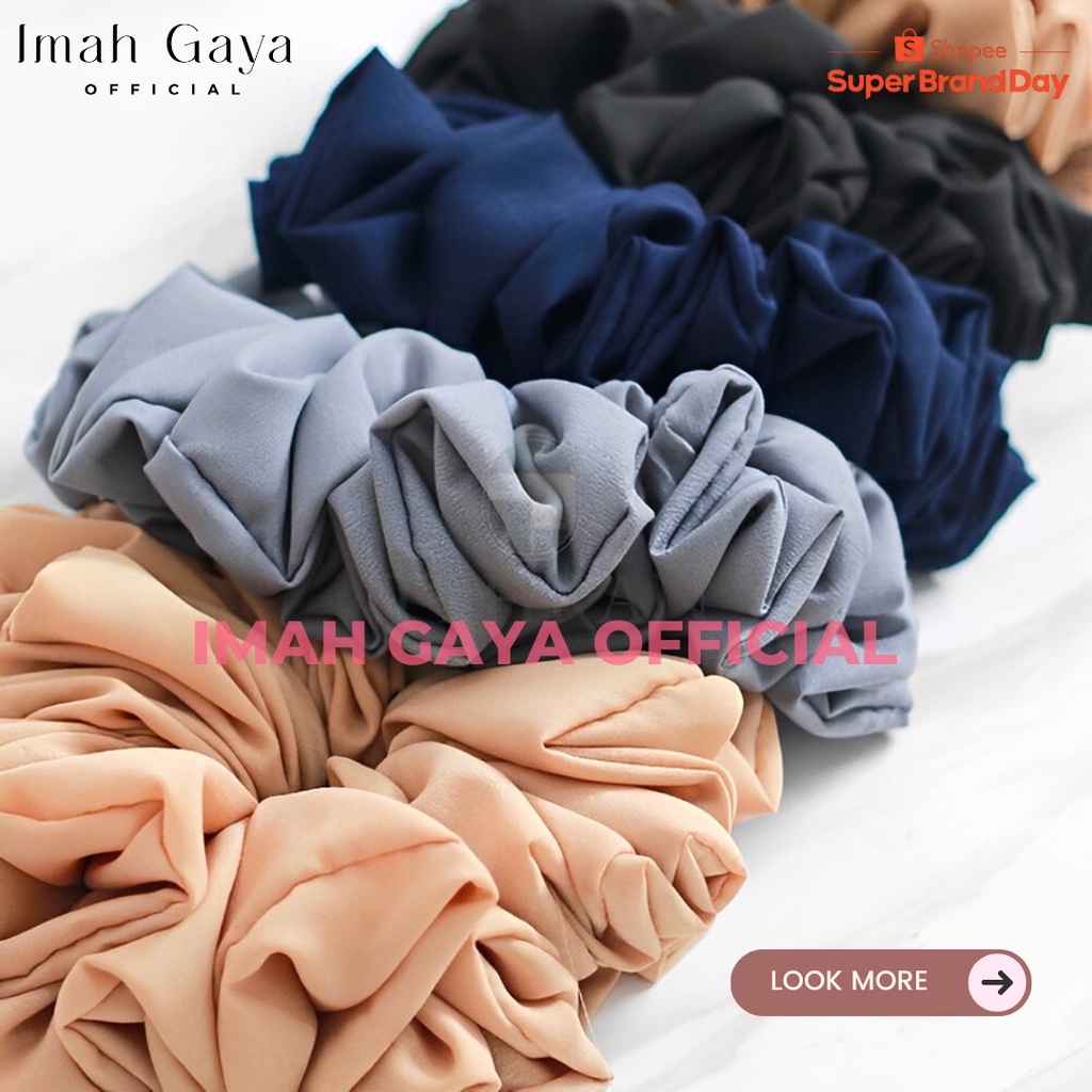 IKAT RAMBUT SCRUNCHIE CEPOL DIAMOND INNER CEPOL KUCIR SCRUNCHIE