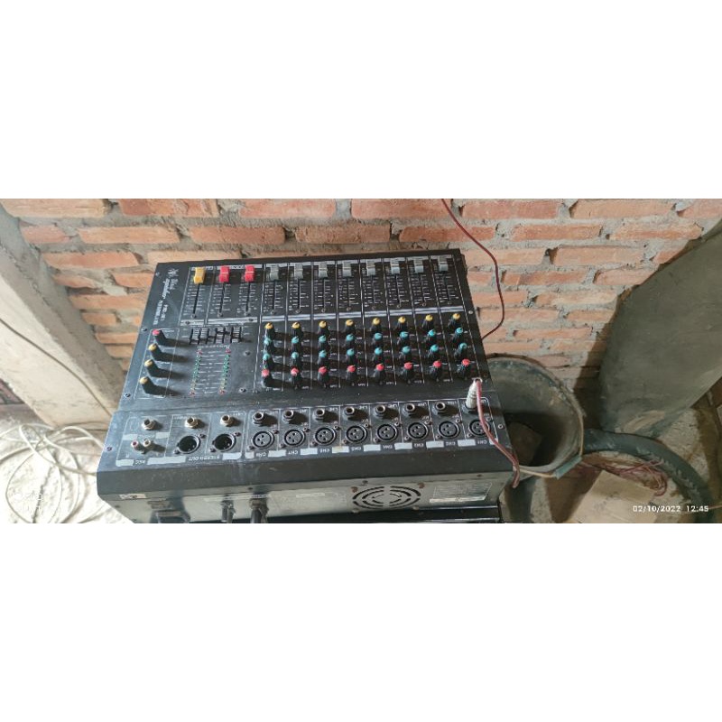 POWER MIXER BLACK SPIDEER 8 CH 1000 WATT