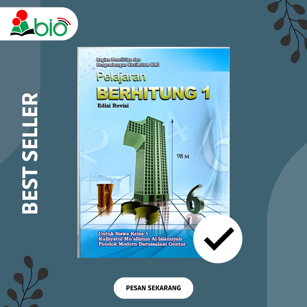 Buku Berhitung 1 KMI / Jula Buku Berhitung 1 KMI Gontor