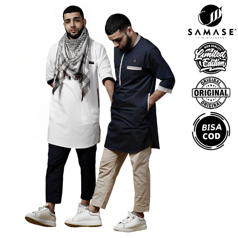 Samase Ghamis Casual R061P Lengan 3/4