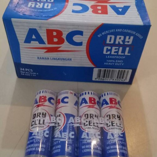 Baterai Batere Battery ABC Biru AA A2 1 Pcs