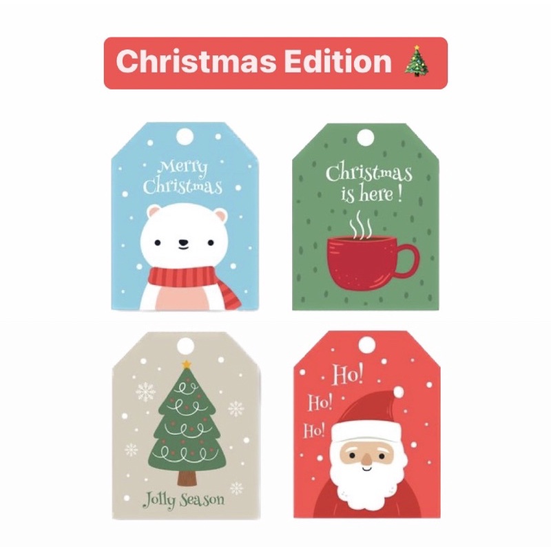 

Christmas Tag/Tag Natal/Gift Tag 50-100 pcs