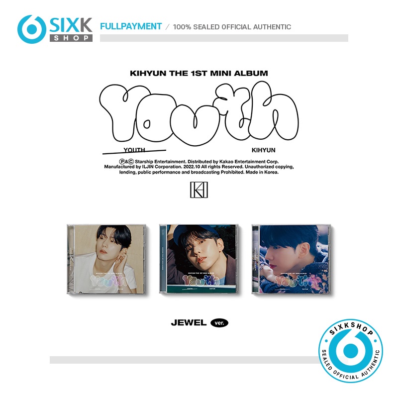 KIHYUN - 1st Mini Album Youth (Jewel case ver)