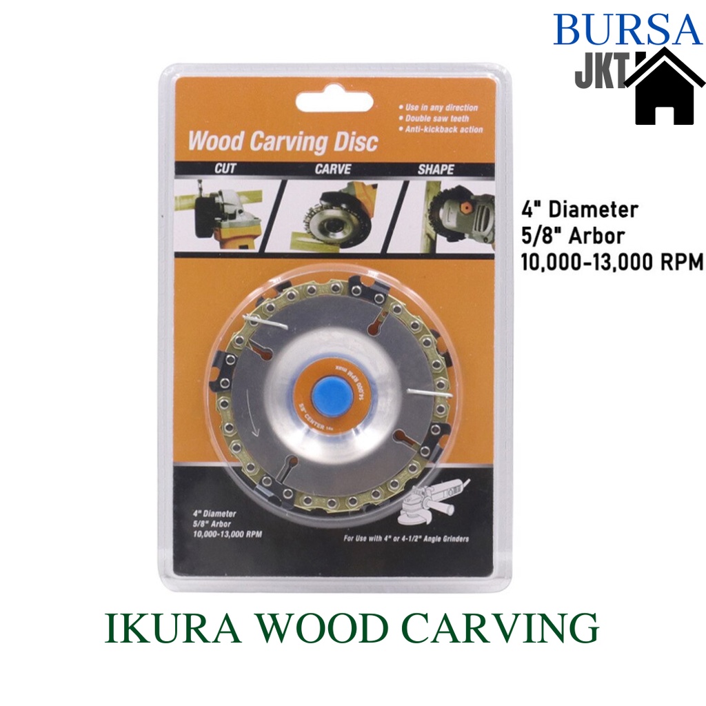MATA GERINDA KAYU WOOD CARVING 4 INCH MULTIFUNGSI