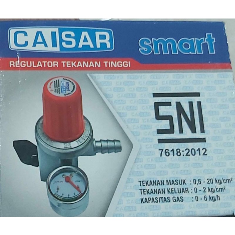 Regulator meter tekanan tinggi SNI Merk CAISAR.