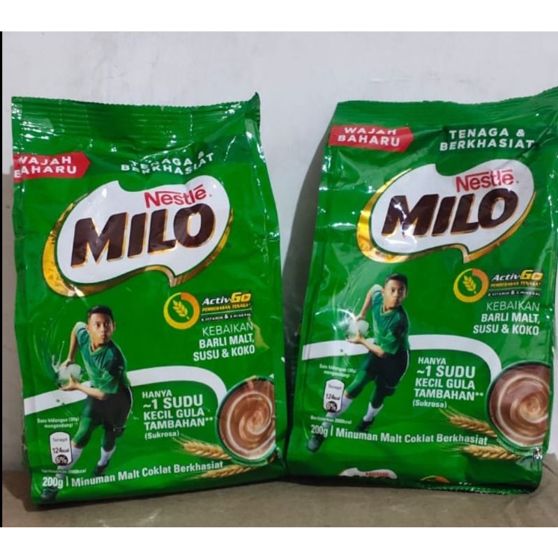 Milo bubuk Malaysia 200 gr