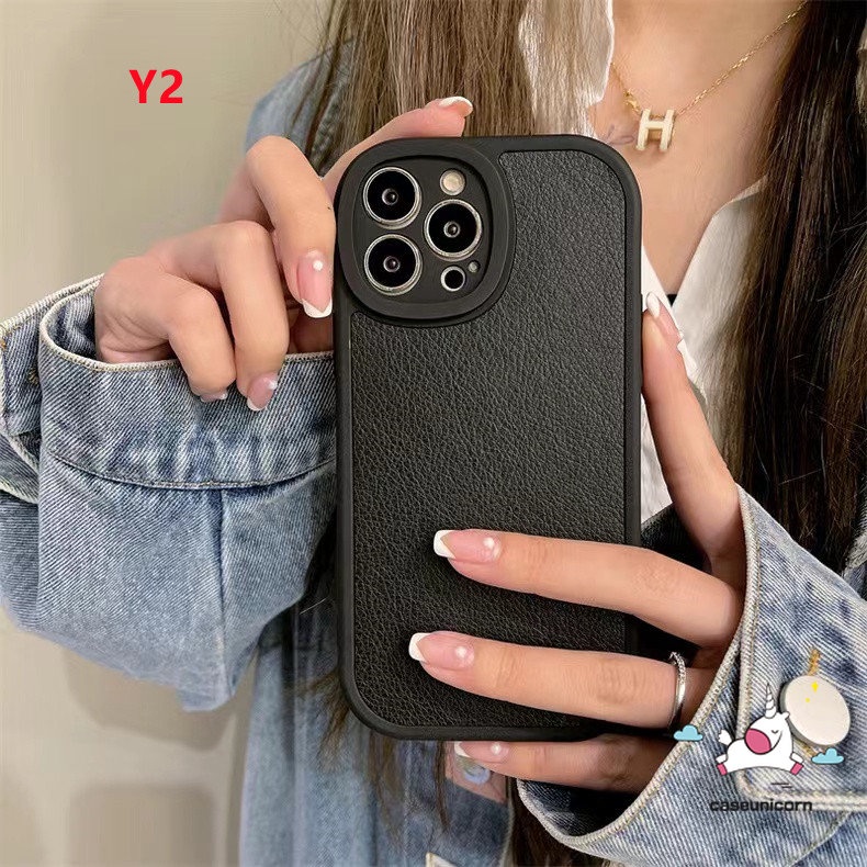 Soft Case Bahan Kulit Tahan Banting Untuk Vivo Y16 Y35 Y22 Y15s Y21 Y21S Y20 Y11 Y12i Y15 Y12 Y17 Y91 V23 V23E Y91C Y33S Y30 Y33T Y21A Y15 Y20T Y21T Y50T Y20