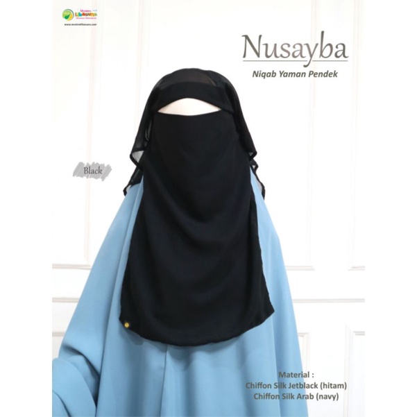 Niqab Nusayba by Libasuna / Niqab Yaman / Cadar Yaman / Libasuna Ori / Moslem Libasuna