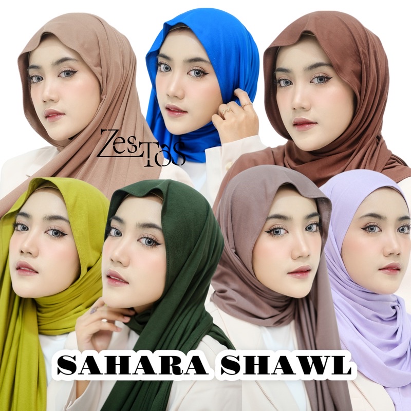 SAHARA SHAWL | PASHMINA KAOS RAYON | PASHMINA RAYON | PASHMINA BAHAN RAYON (TURKEY SHAWL)