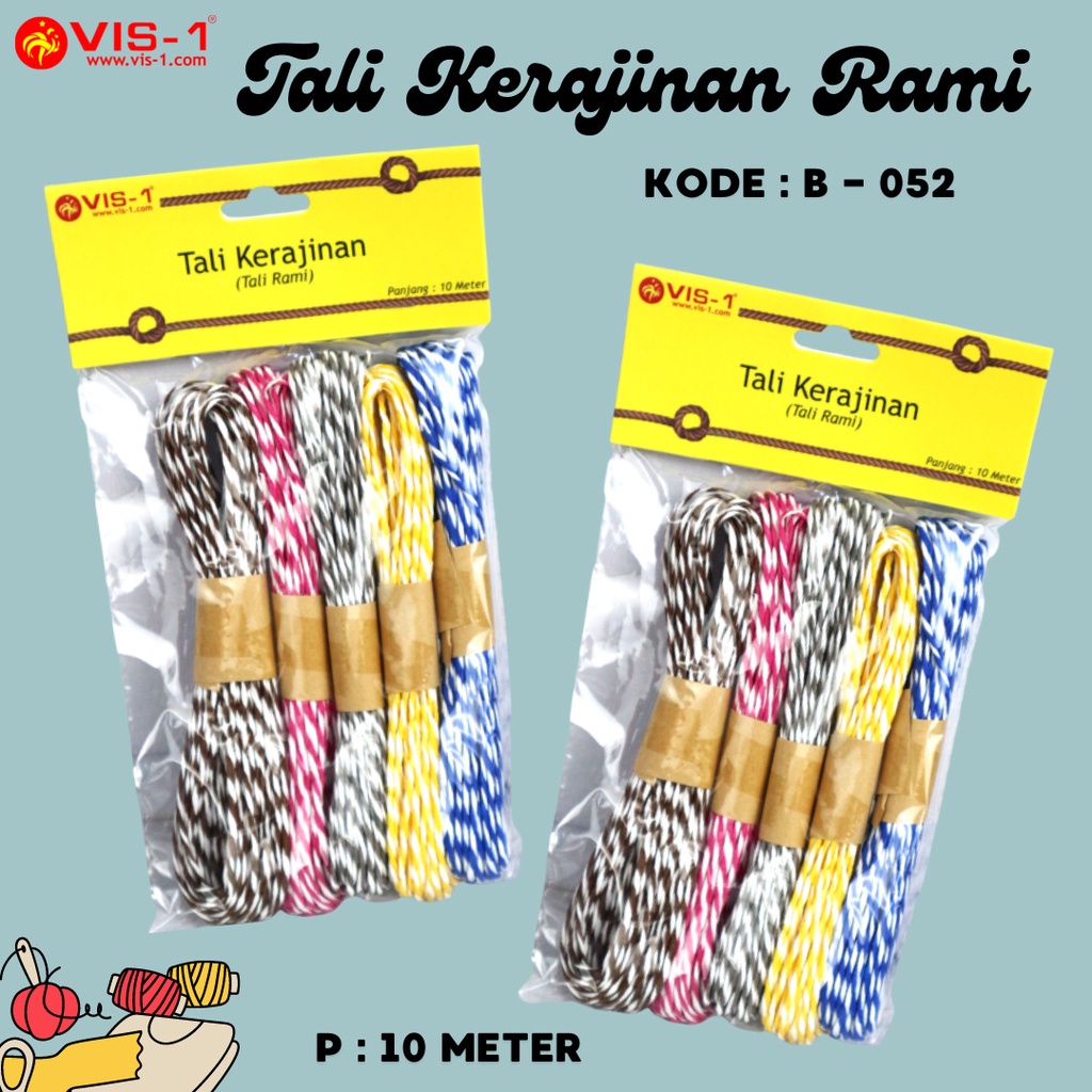 

Tali Kerajinan Rami Kertas motif Zebra / Jute Ribbon / Tali Vintage / Aksesoris / Craft panjang 10M