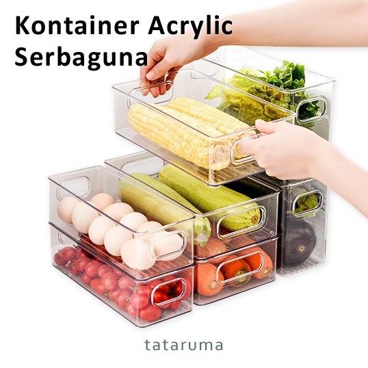 SOJI - Tempat Penyimpanan Makanan Kontainer Box Kulkas Akrilik
