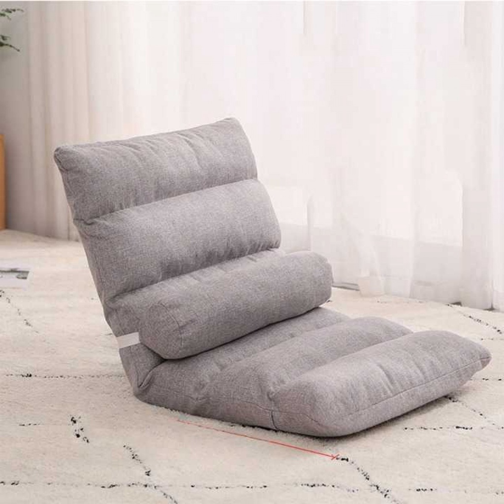 Kursi Lipat Sofa Folding Lounger Home Lazy Sofa Adjustable 6 Grids