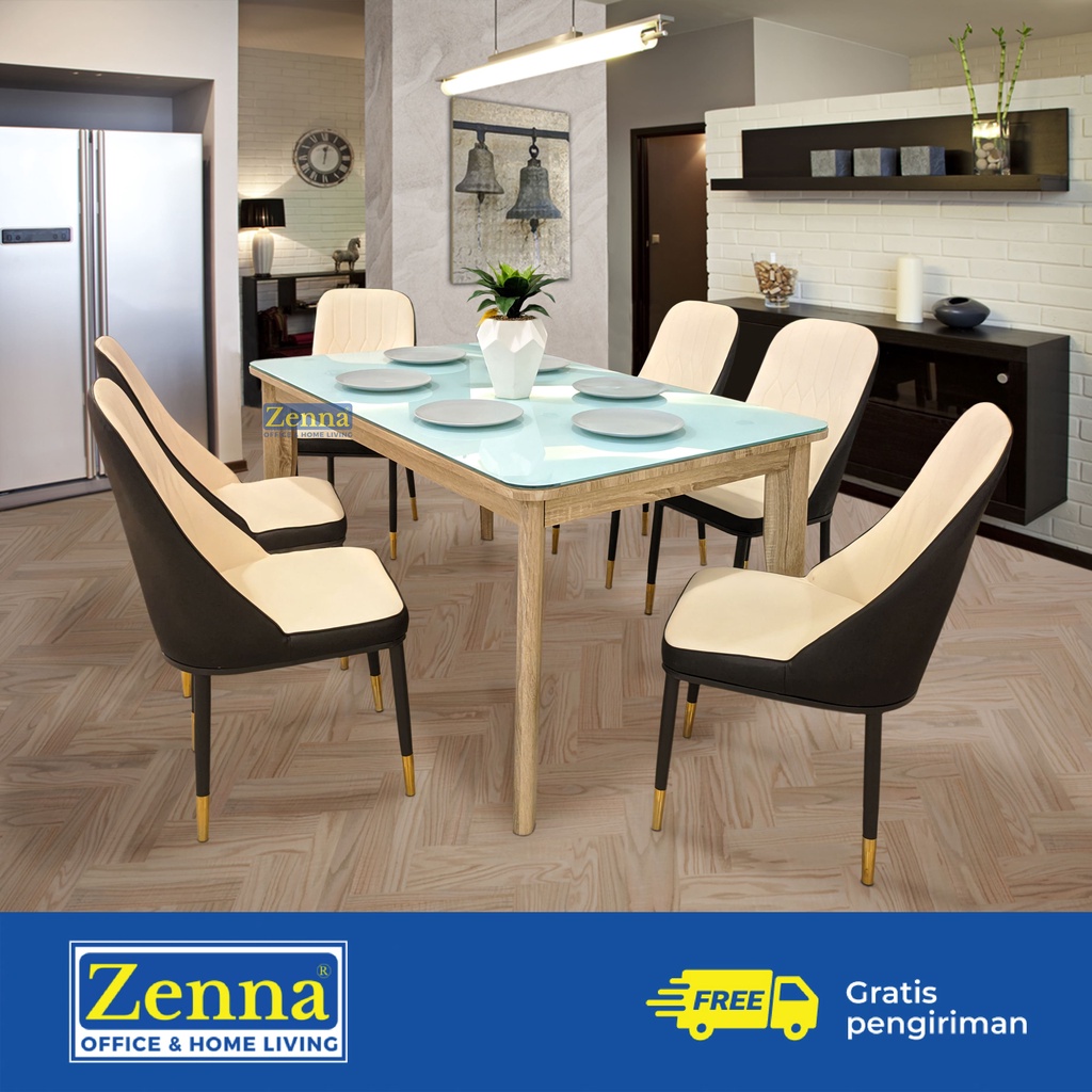 Zenna Meja Makan Miller / Dining set 6k