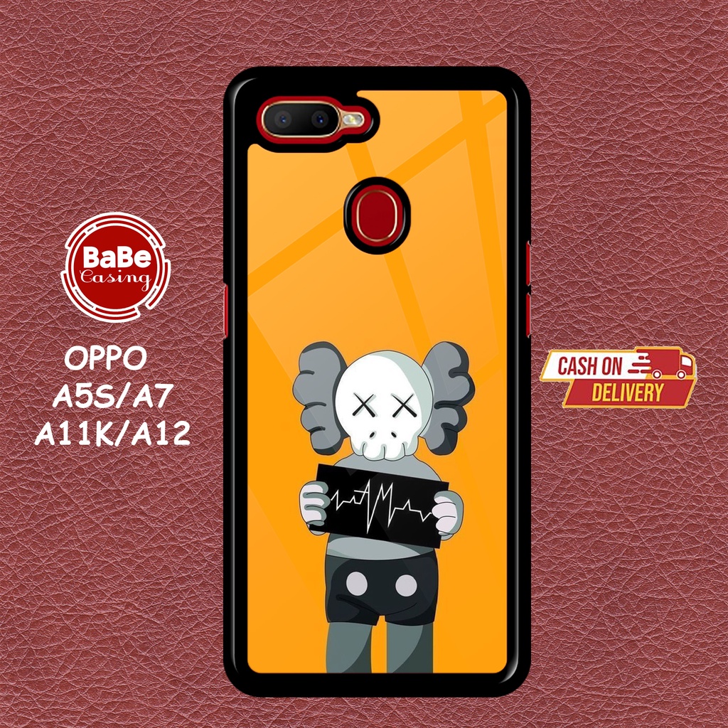 Case OPPO A5S A7 A11K A12 Casing OPPO A5S A7 A11K A12 case KAWS Case hp kondom hp case aesthetic cas