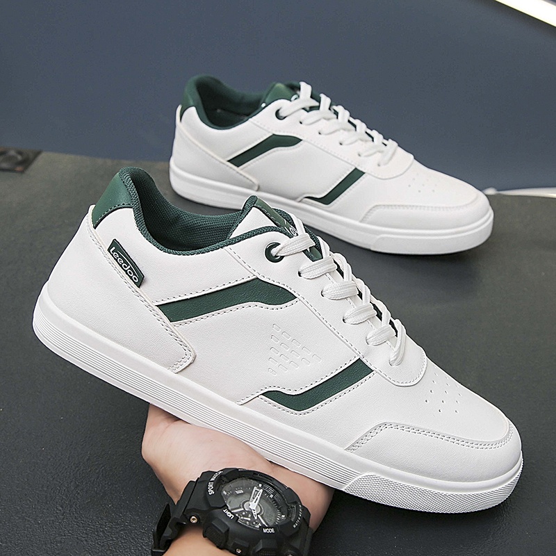 Mainland Sepatu Putih Sneakers Pria Fashion Sport Kekinian Outdoor MC420