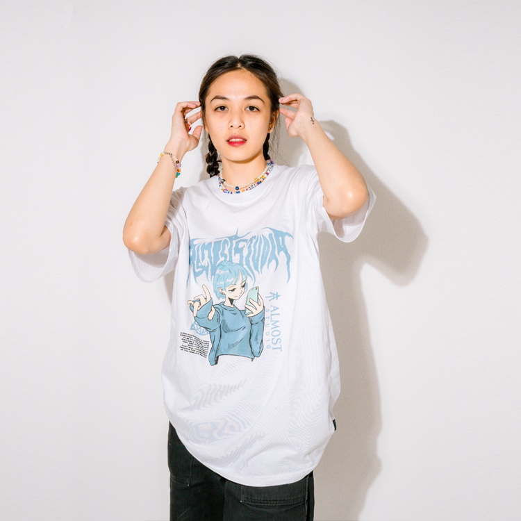 Almost Studio - T-Shirt - Banshee - White