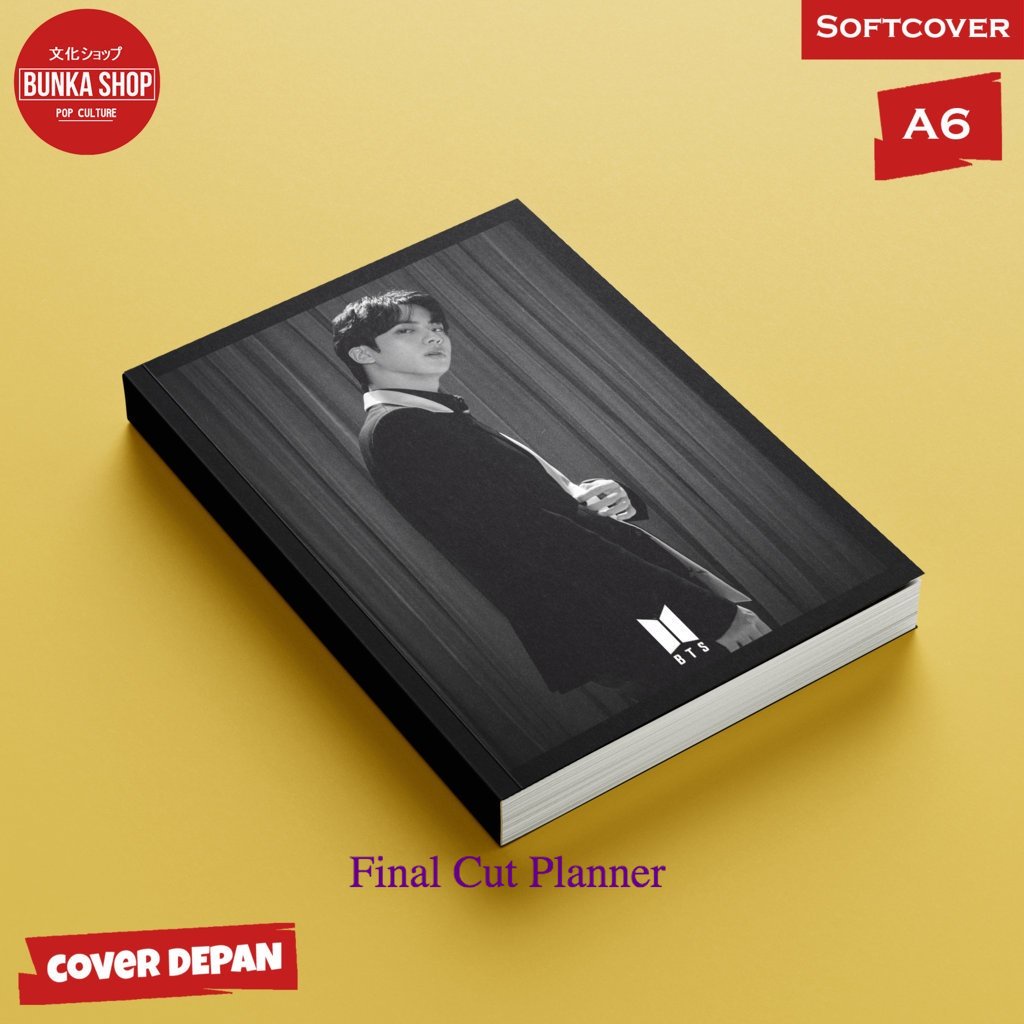 

Pocket Note KPOP BTS Black JIn Softcover A 6 Buku Tulis Catatan Notes Agenda Planner Jurnal