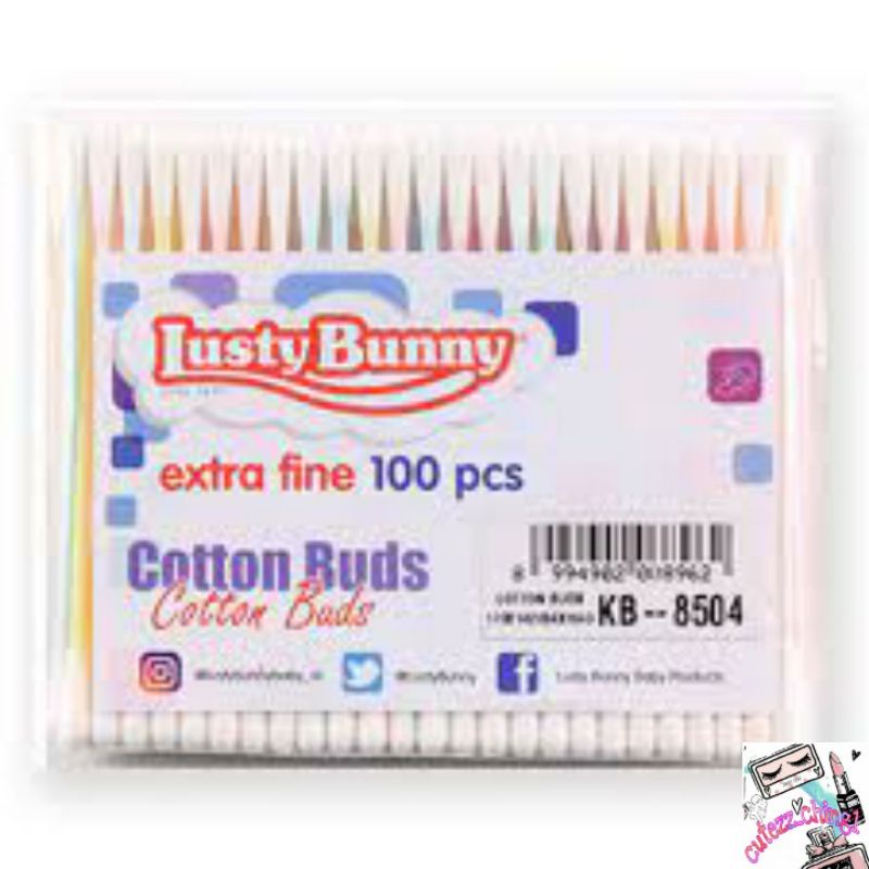 ☃Cutezz_Ching1☃Lusty Bunny Cotton Buds REFILL isi 100s - Bayi &amp; Dewasa