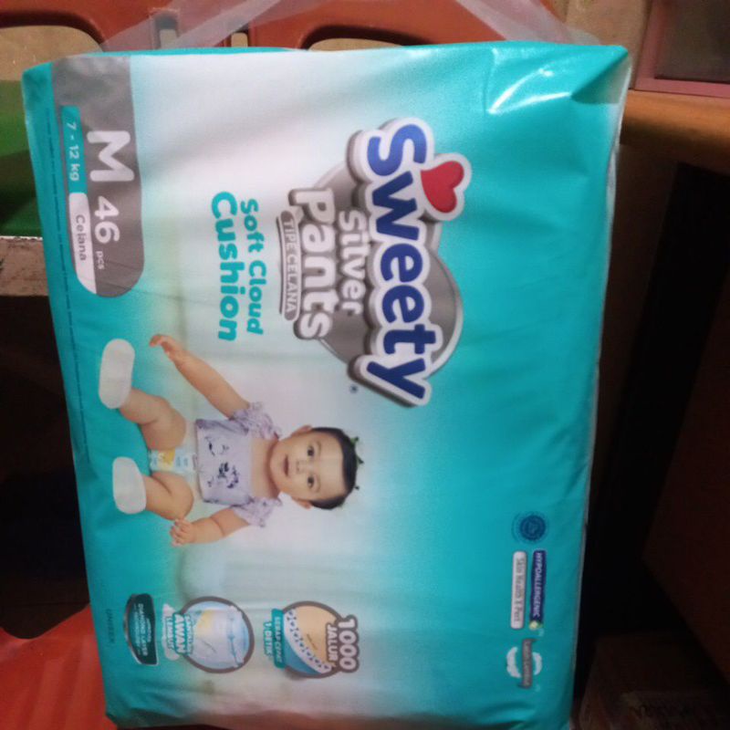 Jual Sweety silver Pants M 46 pcs Shopee Indonesia