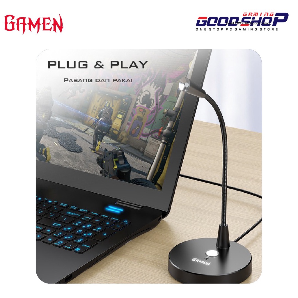 Gamen GMH100 - Gaming Microphone RGB Lightning