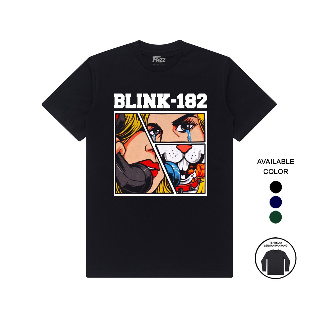 KAOS BAND BLINK 182 T SHIRT BAJU DISTRO MUSIK PUNK ROCK PRIA WANITA ORIGINAL BANDUNG