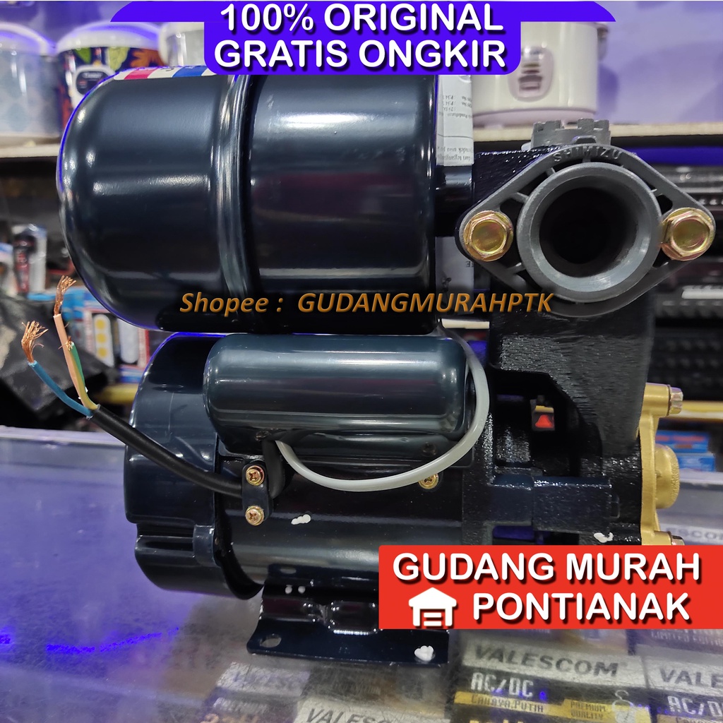 Pompa Air Shimizu PS 135 E PS135E Otomatis Tabung SNI ORIGINAL ASLI MURAH