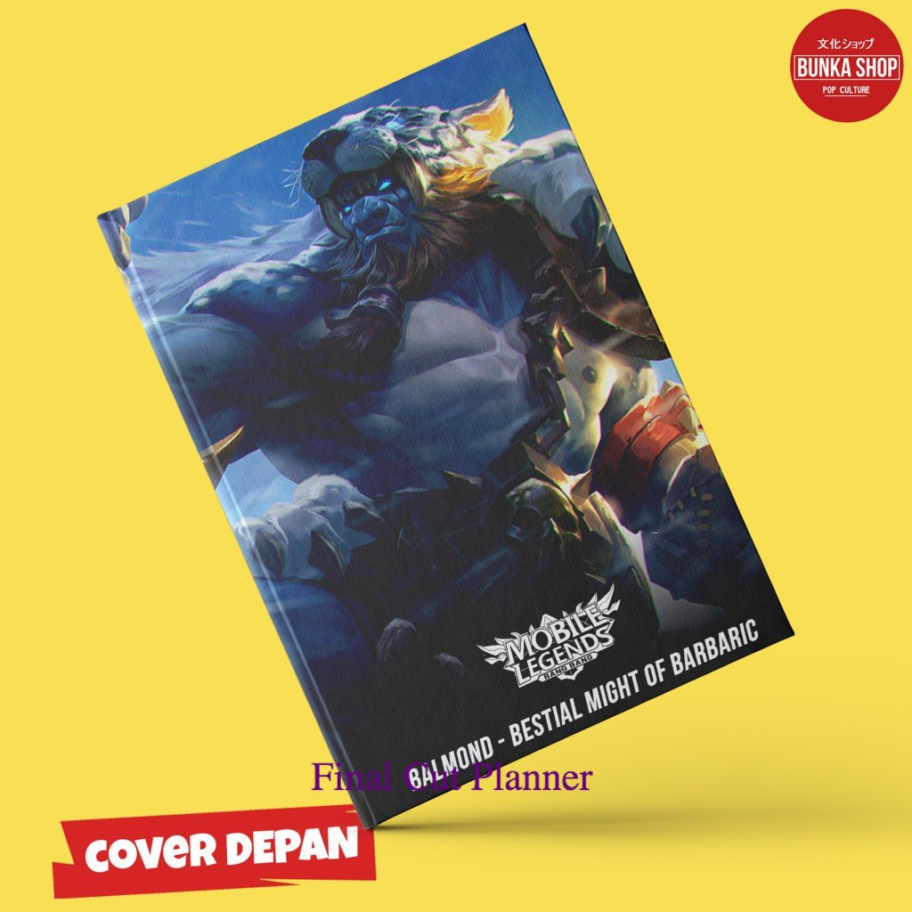 

Note Book Game Mobile Legends Balmond Bestial Might Hardcover A5 Buku Catatan Buku Tulis Murah .