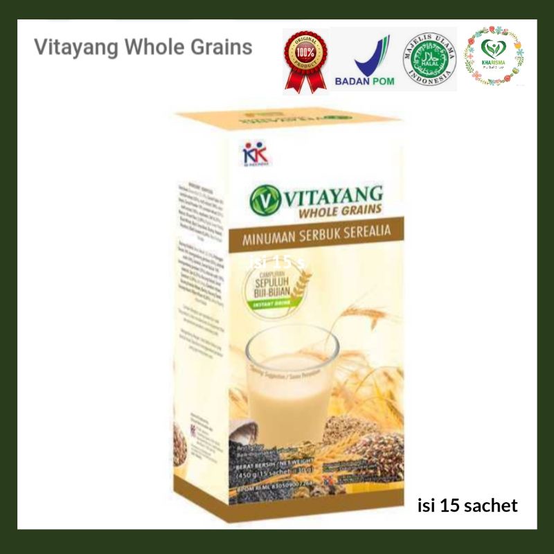 

VITAYANG Whole Grains Minum Serbuk Sereal Untuk Sarapan Sehat Kaya Nutrisi