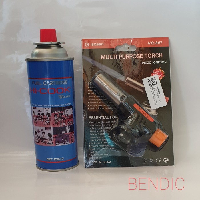 paket gas torch + hi cook